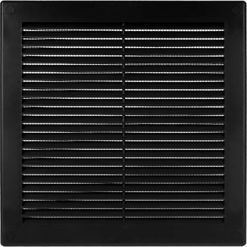 Vista 50 de Vent Systems 3 x 3 pulgadas (dimensiones de apertura) - Cubierta de ventilación de plástico blanco Soffit - Rejilla de ventilación cuadrada plana