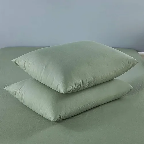 Vista 4 de INDACORIFY Funda de edredón de algodón en color verde oliva, ropa de cama bohemia 100% algodón lavado, funda de edredón tamaño Queen, funda de cama