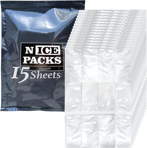 Vista 9 de Nice Packs - Bolsas de hielo seco reutilizables para refrigeradores, loncheras y alimentos congelados, flexibles y de larga duración