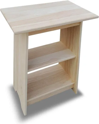 Vista 6 de Peaceful Classics Mesas auxiliares – Mesa auxiliar delgada para decoración de apartamentos, mesas auxiliares duraderas para dormitorio y sala