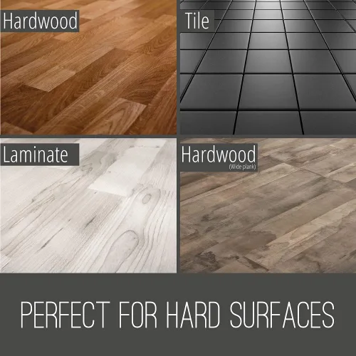 Vista 7 de NINJA Alfombra antideslizante para suelos duros, #1 grip, máxima protección, Blanco