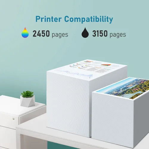 Vista 3 de 206X 206A Toner Cartridges (with Chip) for HP 206A 206X Toner Cartridge 4 Pack High Yield to Work with HP Color Pro MFP M283fdw M283cdw M255dw