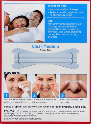 Vista 3 de Leader Tiras nasales sin drogas 30CT