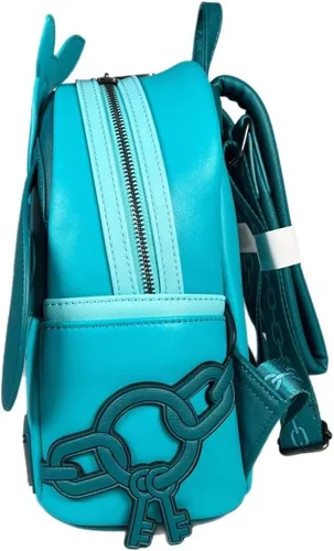 Vista 2 de Loungefly Goofy Christmas Carol Jacob Marley World 1-1 Games - Mini mochila exclusiva, Azul Teal, Moda