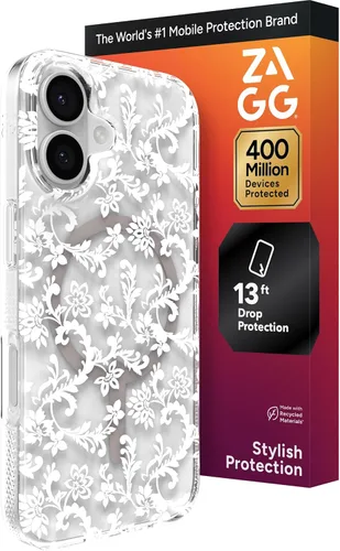 Vista 26 de ZAGG Milan Snap iPhone 15 Pro - Protección contra caídas (13 pies/4 m), Funda de teléfono de grafeno duradera, antiamarilleo y resistente a