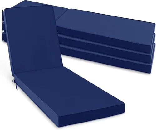 Vista 17 de Summsun Cojines para tumbonas para exteriores, impermeables, resistentes a la decoloración, almohadillas para tumbonas de patio con funda extraíble