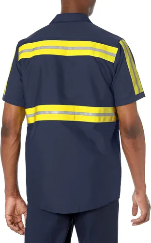 Vista 2 de Red Kap Mens Performance Tech 2 Piece Lined Collar Shirt