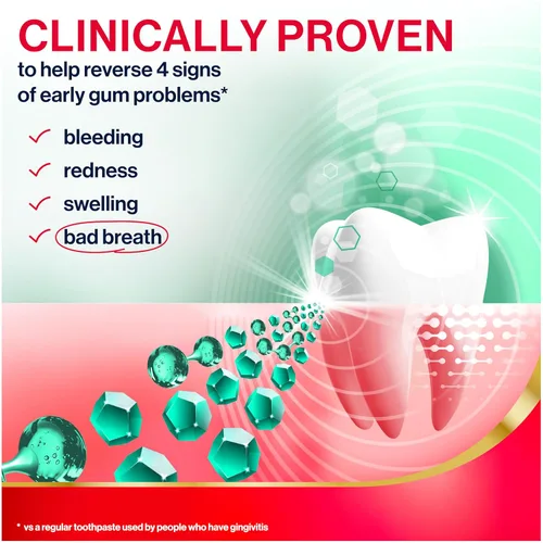 Vista 2 de Parodontax Pasta dental para reparación activa de encías y frescor de aliento, 3x3.4 oz