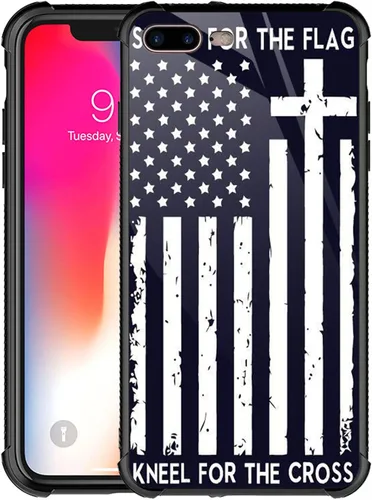 Vista 22 de Funda compatible con iPhone 8 Plus, diseño de elefantes africanos para iPhone 7 Plus, diseño de patrón a prueba de golpes, antiarañazos, carcasa
