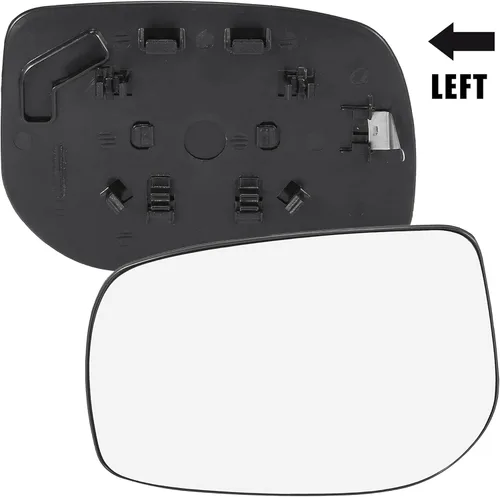 Vista 2 de X AUTOHAUX Espejo retrovisor izquierdo no calentado para automóvil con placa de respaldo 879090D210 para Toyota Yaris 2006-2012