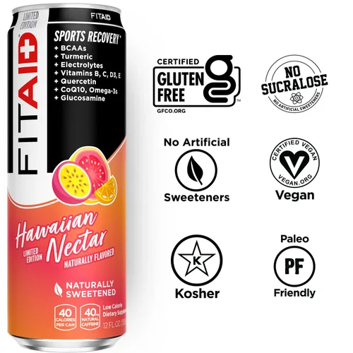 Vista 11 de FITAID RX Zero Sugar, creatina encapsulada, bebida de recuperación de entrenamiento, mezcla todo en uno, BCAA, glucosamina, cúrcuma, complejo B