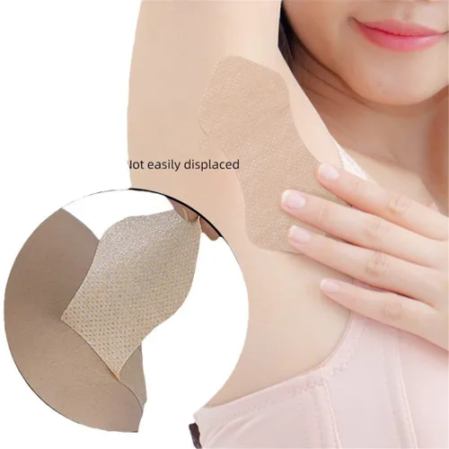 Vista 5 de Almohadillas de sudor para axilas, 20 almohadillas invisibles autoadhesivas para el sudor de las axilas, almohadilla desechable antitranspirante