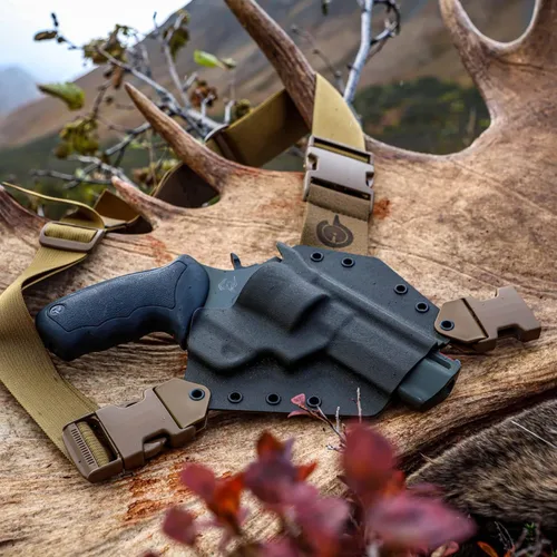 Vista 4 de Cartuchera de pecho Kenai para Glock - MAS Gris/Coyote