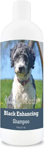 Vista 45 de Healthy Breeds Affenpinscher Black Enhancing Shampoo - Limpiador suave con vitamina E, aloe y aceite de coco que añade brillo, brillo e intensidad a