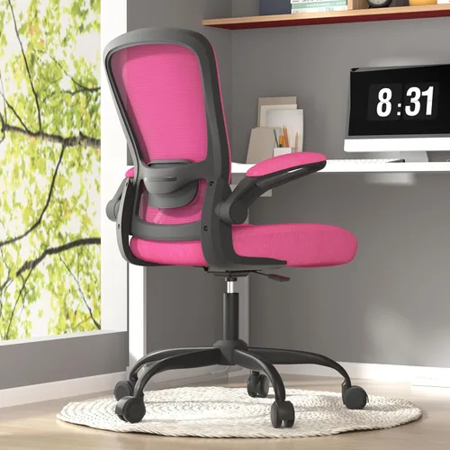 Vista 19 de Mimoglad Silla de Oficina, Silla de Escritorio Ergonómica con Soporte Lumbar Ajustable, Silla de Computadora de Malla de Respaldo Alto