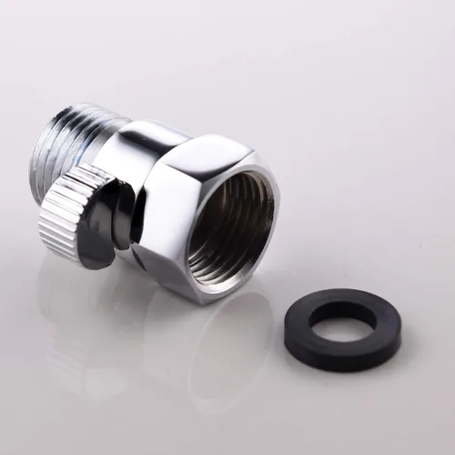Vista 8 de CIENCIA G1/2 "Válvula de cierre de agua, desviador de agua de latón para cabezal de ducha, conector de grifo, AV016