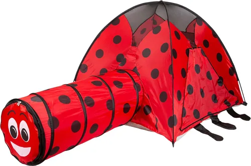 Pacific Play Tents Combo de tienda de campaña y túnel de gateo para niños para diversión en interiores y exteriores
