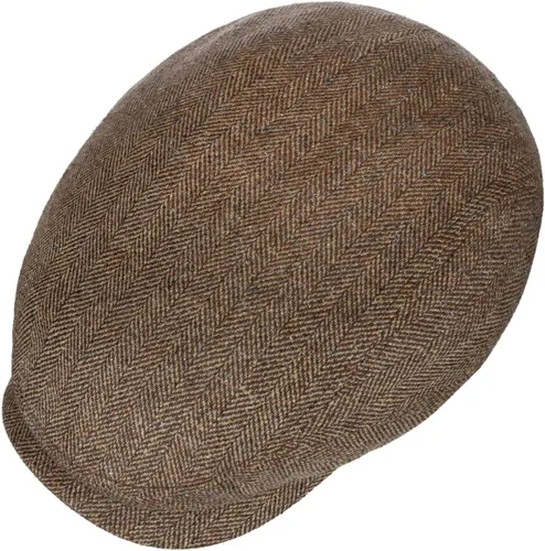Vista 3 de Stetson Gorro plano de seda Belfast Newsboy para hombre