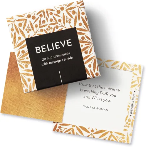 Vista 8 de Compendium Tarjetas desplegables ThoughtFulls — Paquete de 4 de Shine, Hope, Believe, Dream — 120 tarjetas desplegables, cada una con un mensaje