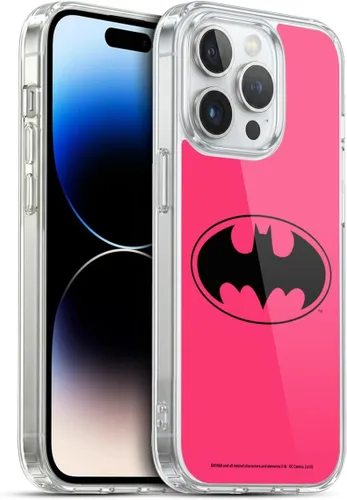 Vista 408 de Head Case Designs Funda de gel con licencia oficial de Batman DC Comics Bat Signal Logos [protección de grado militar] compatible con Apple iPhone 7