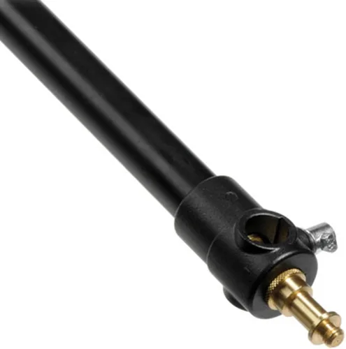 Vista 4 de Manfrotto 024B Conjunto de pluma de 3 piezas de 6.5 pies de largo con contrapeso de 10 libras (negro)