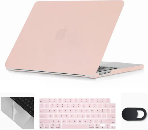 Vista 10 de Se7enline Funda compatible con MacBook Air de 15 pulgadas 2024 M4 M3 M2 para A2941/A3114/A3241, funda rígida mate para laptop, con funda protectora