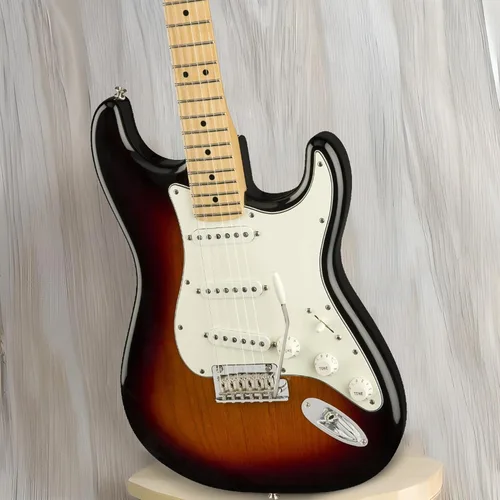 Vista 7 de Fender Player Stratocaster SSS Guitarra Eléctrica, 3-Color Sunburst, Diapasón de Arce