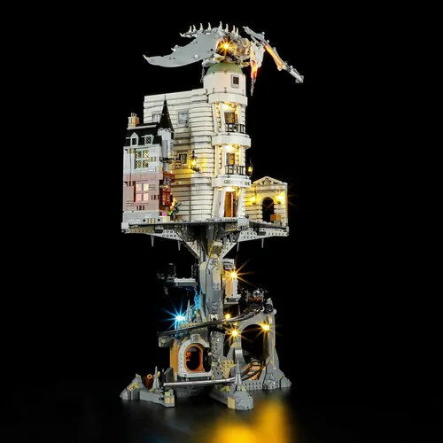 Vista 2 de LIGHTAILING Luz para Lego- 76417 Gringotts Wizarding Bank Edición Coleccionista Kit de iluminación LED compatible con el modelo de bloques
