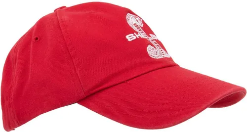 Vista 3 de Shelby Cobra Snake - Gorra de béisbol con sombrero rojo lavado Producto oficial Shelby Ajustable, talla única Cierre Tri-Glide con hebilla