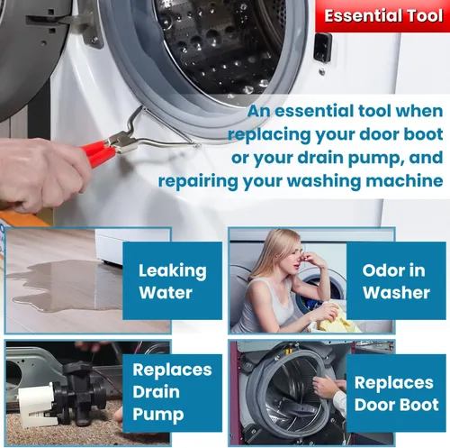Vista 5 de 383EER4004A/383EER4001A Washing Machine Inner/Outer Spring Expansion Tool Washer Door Boot Seal Clamp Ring Removal Tool For 4986ER0004F/B/G, LG