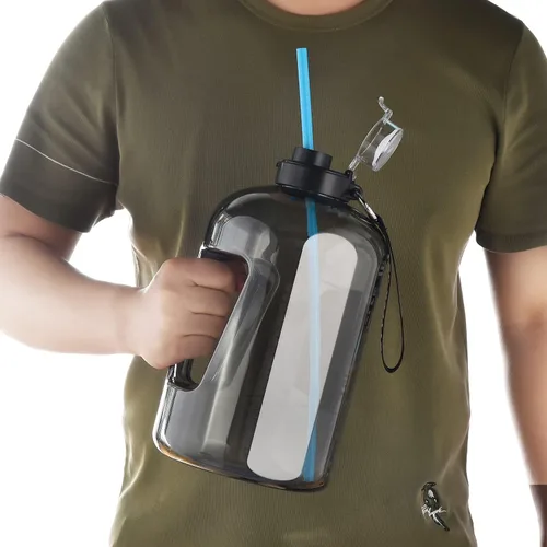 Vista 3 de ALINK Pajitas de silicona reutilizables extra largas de 15 pulgadas, paquete de 4 popotes flexibles para vaso Stanley de 40 onzas, botellas de agua