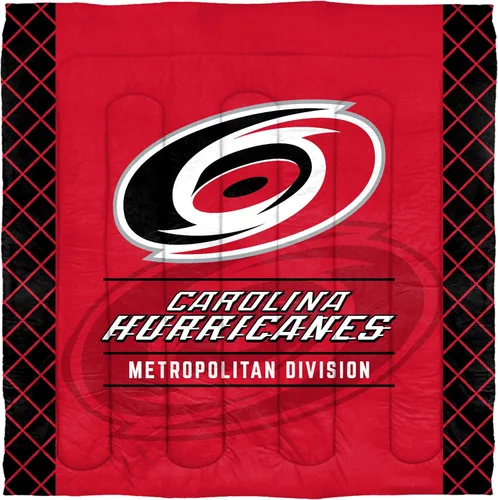 Vista 2 de Juego de edredón y funda de almohada para cama individual o matrimonial/queen, con licencia oficial de la NHL