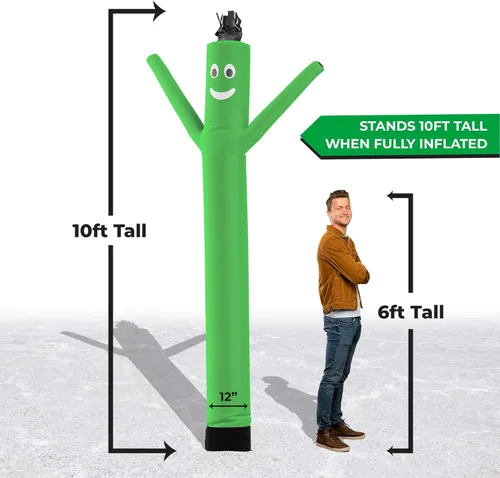 Vista 3 de Hombre tubo inflable Lookourway Air Dancers, 10 pies, sin soplador