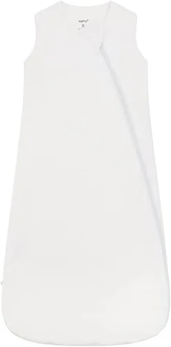 Vista 17 de HAPIU Saco de dormir unisex de rayón hecho de bambú TOG 1.0, cremallera de 2 vías YKK, manta portátil para bebé