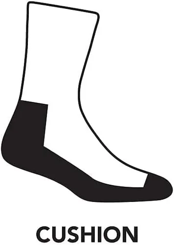 Vista 4 de Calcetines de senderismo Darn Tough para hombre Hiker Micro Crew peso medio (Estilo 1466)