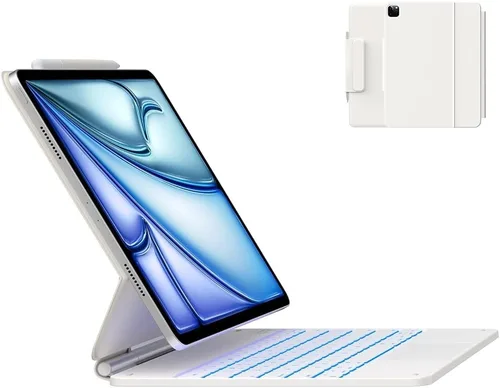 Vista 9 de typecase Funda de Teclado Edge para iPad Air de 13 pulgadas (M3/M2, 2025/2024) y iPad Pro de 12.9 pulgadas (6ª/5ª/4ª/3ª generación), Teclado Magic