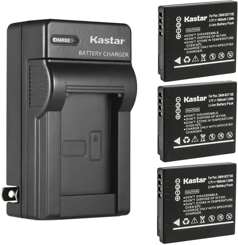 Vista 6 de Kastar Cargador de batería de pared AC para Panasonic DMW-BCF10 DMW-BCF10E DMW-BCF10PP, CGA-S009 CGA-S009E CGA-S/106B, cargador Panasonic DE-A59