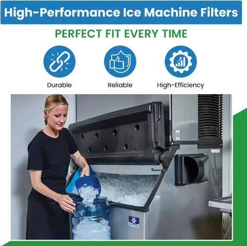 Vista 3 de Filter Everything Filtro de aire de repuesto para máquina de hielo compatible con Manitowoc 3005699 – 13 x 14 x 3/32 – PTLS PTSS – 1 paquete