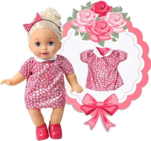 Vista 4 de NA BOBO - Juego de 6 ropa para muñecas de 12-14-16 pulgadas, ropa de muñeca de bebé, trajes de disfraces, ropa de muñeca bonita, hecha a mano