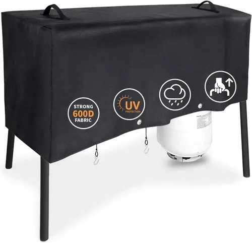 Vista 7 de Grisun Cubierta para estufa de patio para estufa Camp Chef de 2 quemadores, cubierta de parrilla para estufa Camp Chef EX60P, EX60LW, EX60PP, EX60B