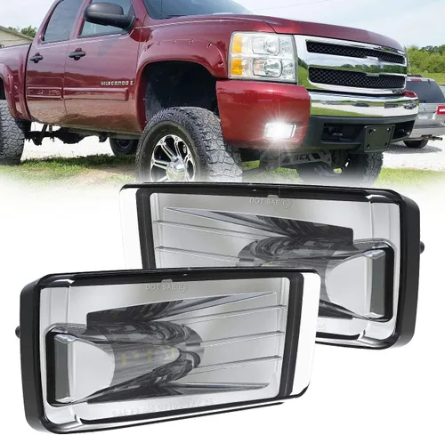 Vista 12 de BICYACO Luces antiniebla LED 5202 con bombillas compatibles con Silverado 1500 2500 3500 2008-2014/Avalanche 2007-2011/Suburban 2007-2014/Tahoe