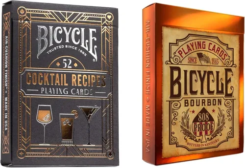 Vista 10 de Bicycle Cartas de Juego Bourbon Marrón