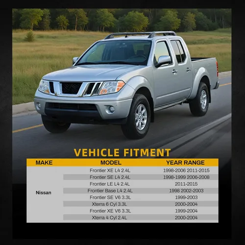 Vista 2 de DWVO Radiador Completo Compatible con Frontier 2.4L 1998-2015, Compatible con Frontier 3.3L 1999-2004, Compatible con Xterra 2.4L 3.3L 2000-2004