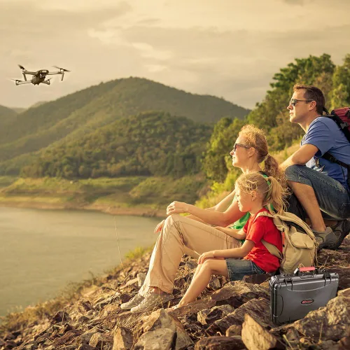 Vista 6 de Smatree 10.2L Waterproof Carrying Case Compatible for Mavic Platinum/Pro Mavic-Fly More Combo (Not fit for Mavic 2 Pro/Zoom)