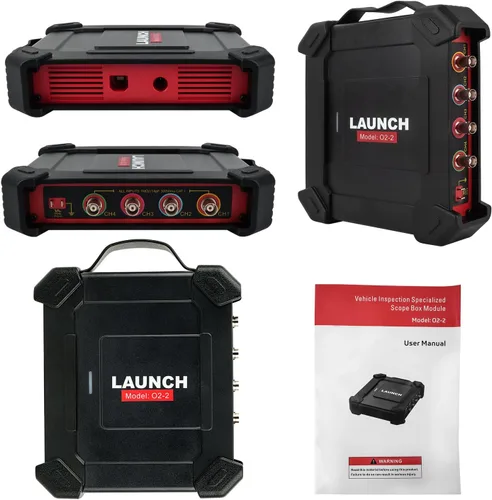 Vista 3 de LAUNCH X-431 Osciloscopio O2-2 Scopebox Analizador de 4 Canales Scopebox Digital Tester con Puerto USB
