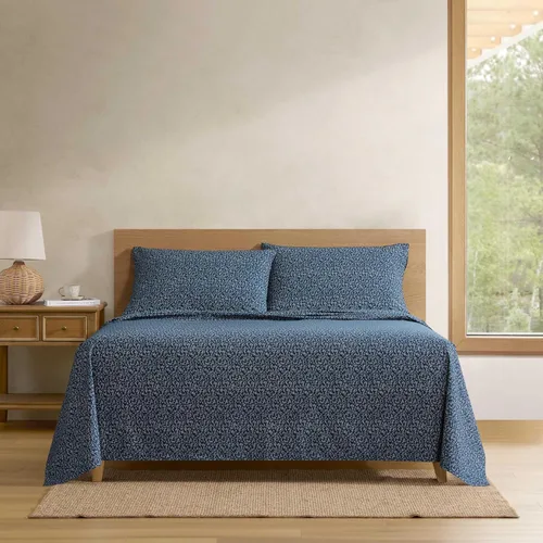 Vista 85 de Eddie Bauer - Juego de sábanas individuales XL, sábanas de percal de algodón, sábanas frescas y crujientes, ideales para dormitorio