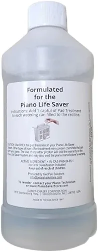 Vista 2 de Dampp Chaser Piano Humidificador Pad Tratamiento Botella 16 Oz