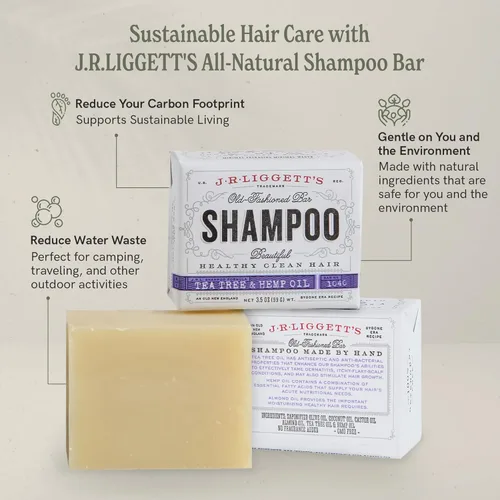 Vista 7 de Champú en barra J.R. Liggett con aceite de argán virgen, 3.5