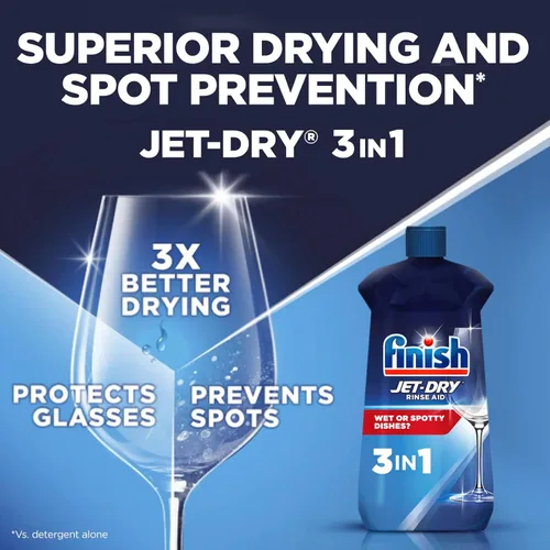 Vista 6 de Finish - Quantum con tecnología Activblu - 64 unidades - Detergente para lavavajillas - Tabletas para lavavajillas con asistente de enjuague Finish