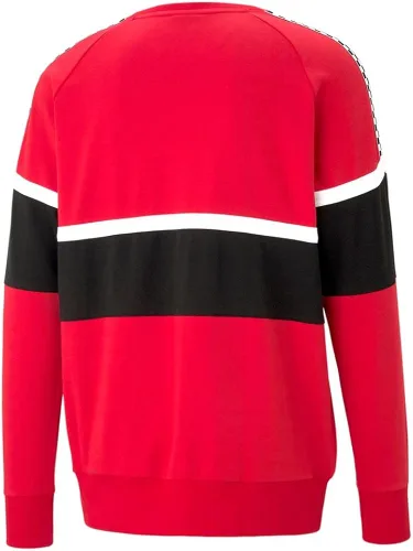 Vista 4 de Puma Ferrari Race Xtg - Sudadera para hombre cuello redondo casual color rojo
